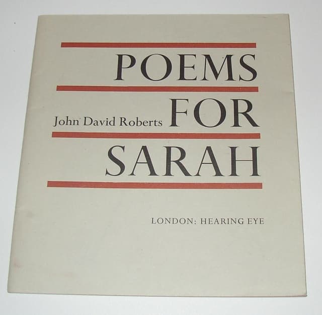 Poems for Sarah