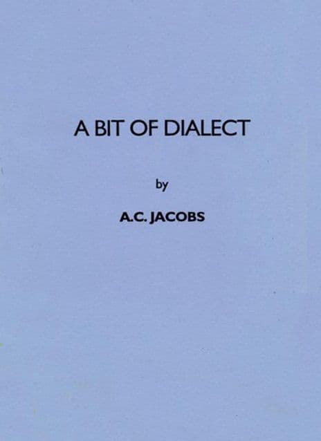 a bit of dialect retouched